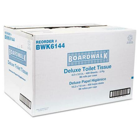 BOARDWALK Two-Ply Toilet Tissue White 400 Sheets-Roll, 96Pk BWK 6144